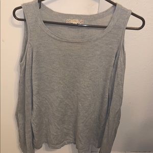 Pink Republic Lace Up No Shoulder Top